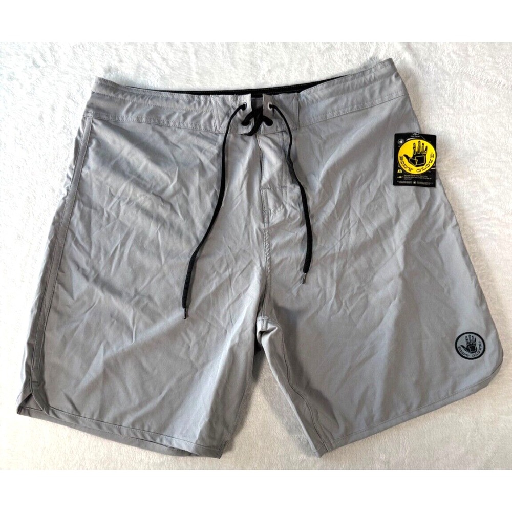 Body Glove VAPOR Board Shorts Gray Size 36 Inseam‎ 8" Surfs Up NWT Beach Banger